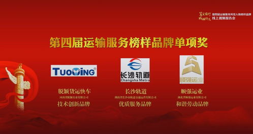 河南省脫穎實業公司榮膺第四屆運輸服務榜樣品牌技術創新單項獎 互聯網信息服務引領行業新變革